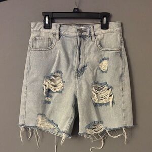 PacSun Light Blue Denim Shorts